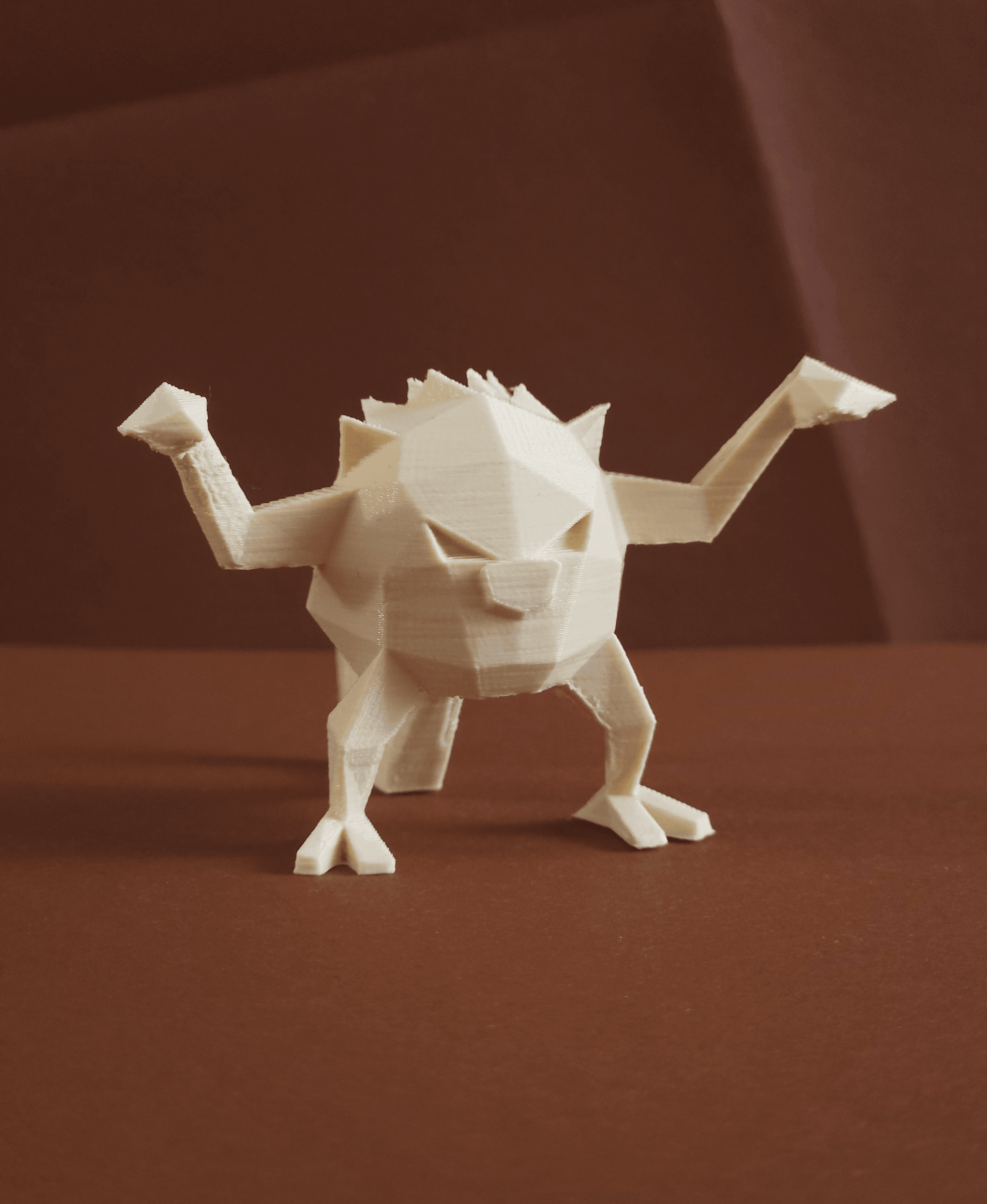 Mankey Low Poly Pokemon 3d model