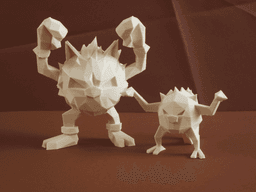 Mankey Low Poly Pokemon 3d model
