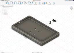 Samsung Galaxy Tab Active 2/3 case with RAM Mount 3d model