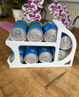 Space-Saving 150ml Gravity-Fed Can Holder 3d model
