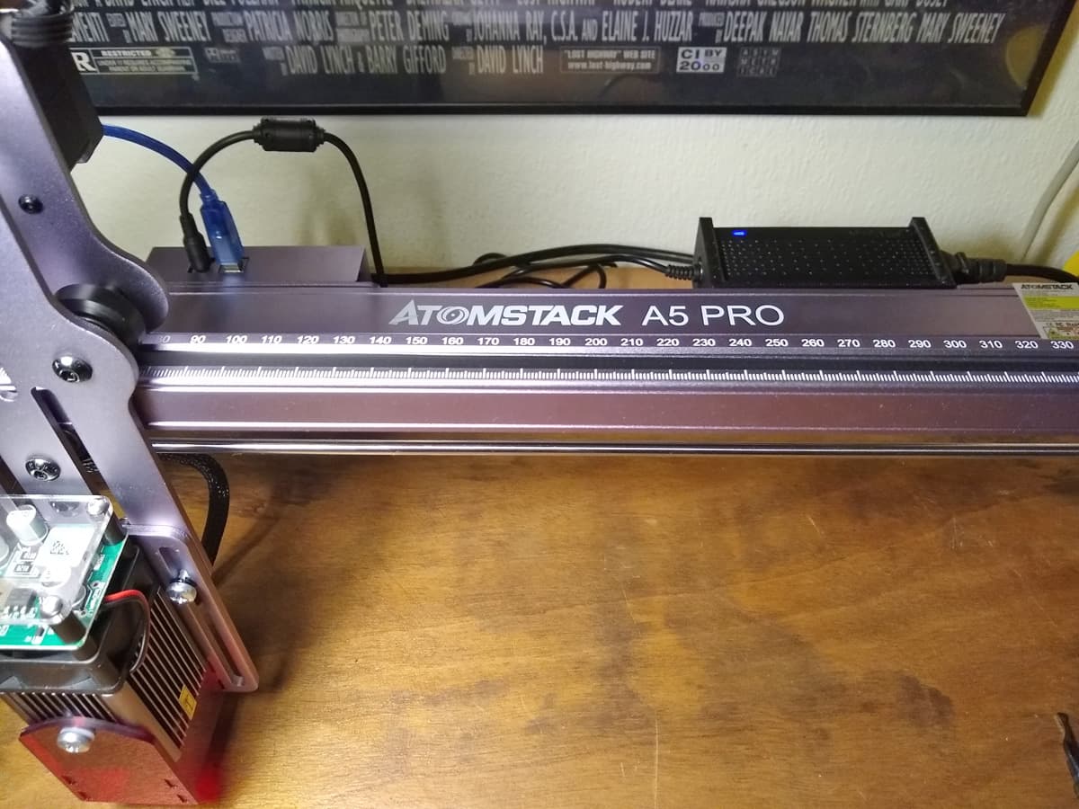 Atomstack A5 Pro PSU-mount (step) 3d model