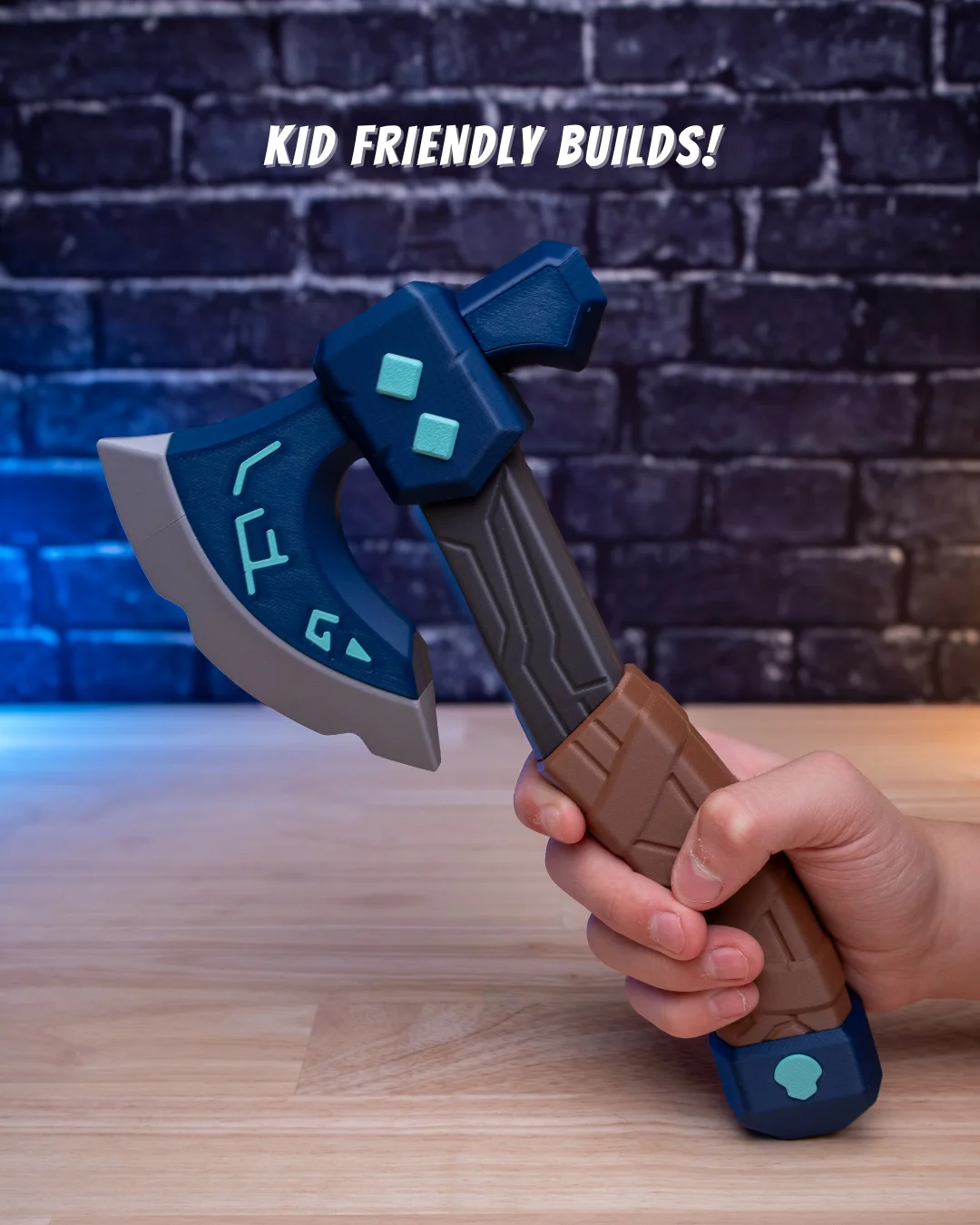 Frostvein - Axe Prop Kit | No Supports, No AMS, No Glue 3d model