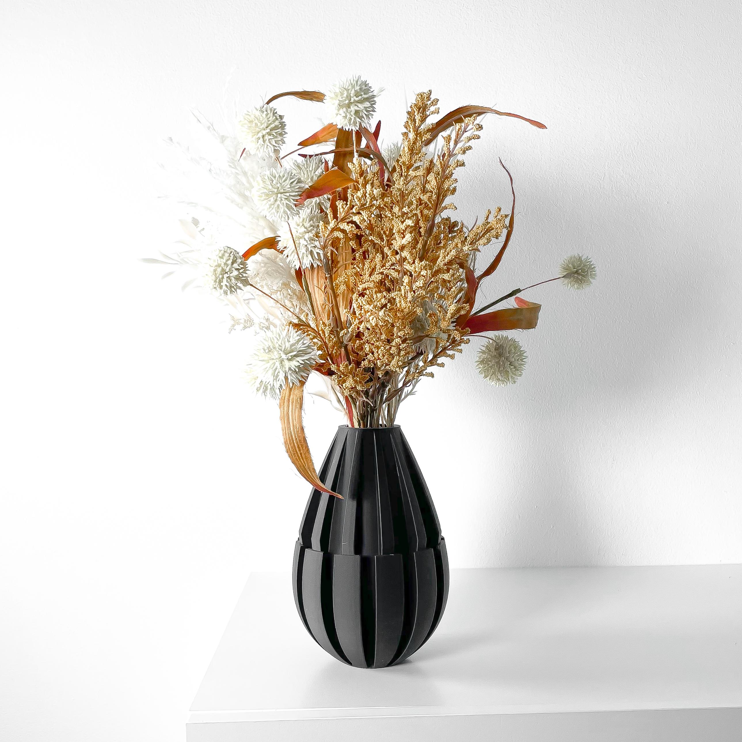 The Mivox Vase, Modern and Unique Home Decor for Dried and Flower Arrangements  | STL File 3d model