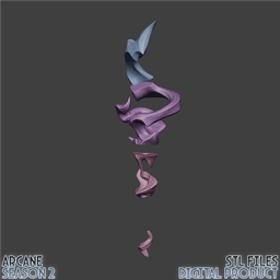 Viktor Final Form Cosplay Hexstaff Arcane League of Legends 3d model