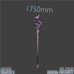 Viktor Final Form Cosplay Hexstaff Arcane League of Legends 3d model
