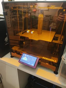 Flying Bear Reborn 2 case and mount for BTT HDMI7 3d model