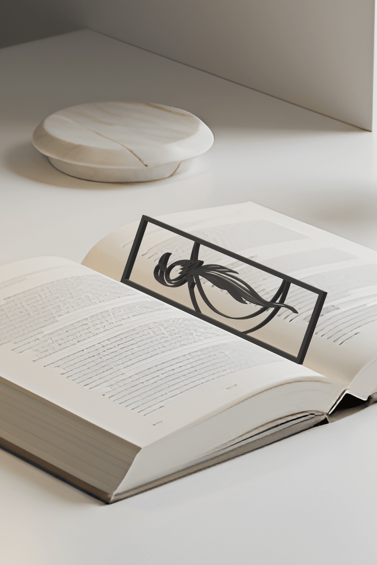 Moon And Bird Bookmark, Creativity Bookmark, Gift Idea 3d model