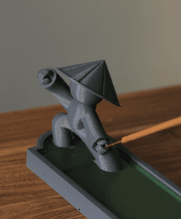 Samurai - Incense Holder 3d model