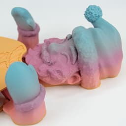 Santa Mug Hugger: Self-Adjusting Coaster 3d model