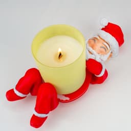 Santa Mug Hugger: Self-Adjusting Coaster 3d model