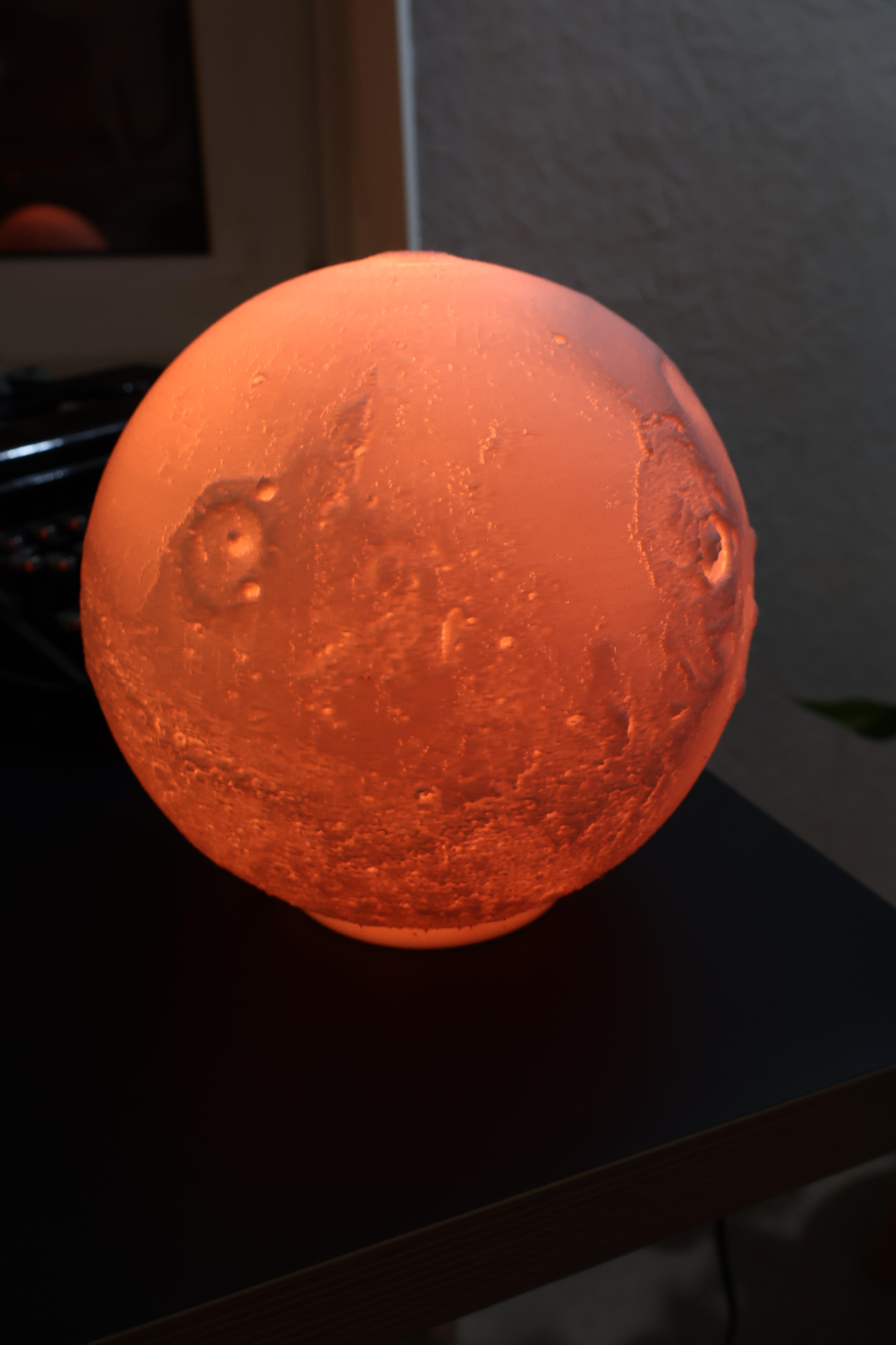 Mars Night Light 3d model