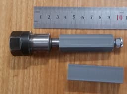 morse taper 1 collet block - Square 3d model