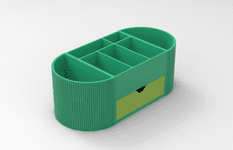FlexiDesk Pro – Modular Office Organizer 3d model