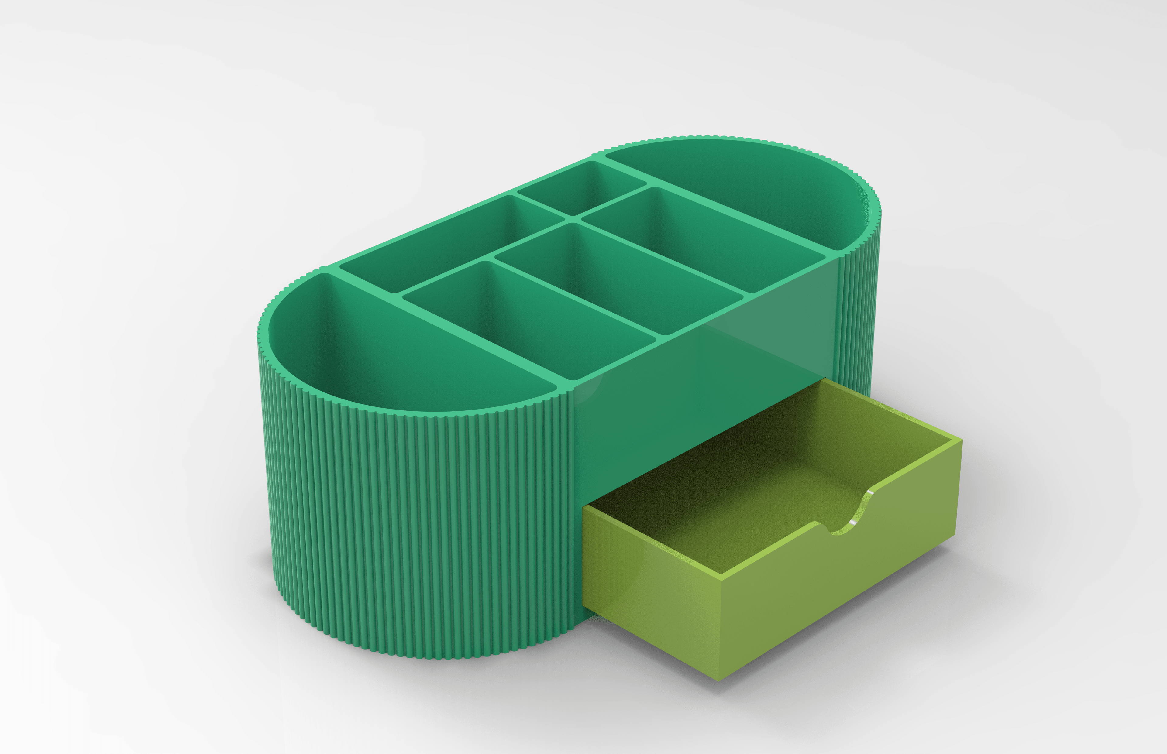 FlexiDesk Pro – Modular Office Organizer 3d model