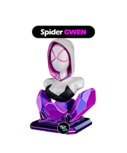 Spider Gwen Bust (Stylized Fan art) 3d model
