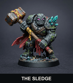 Iris and Orin - The Sledge STL - DCC Reimagined as 5e-Compatible Characters 3d model