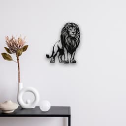 Lion Wall Art 3d model