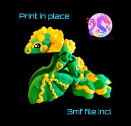 Shamrock Linked Dragon *Personal Use* 3d model