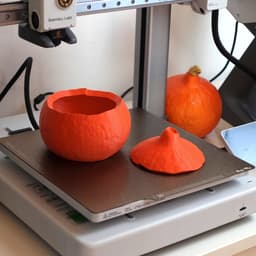 Pumpkin bowls 3d model