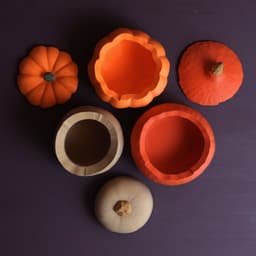 Pumpkin bowls 3d model