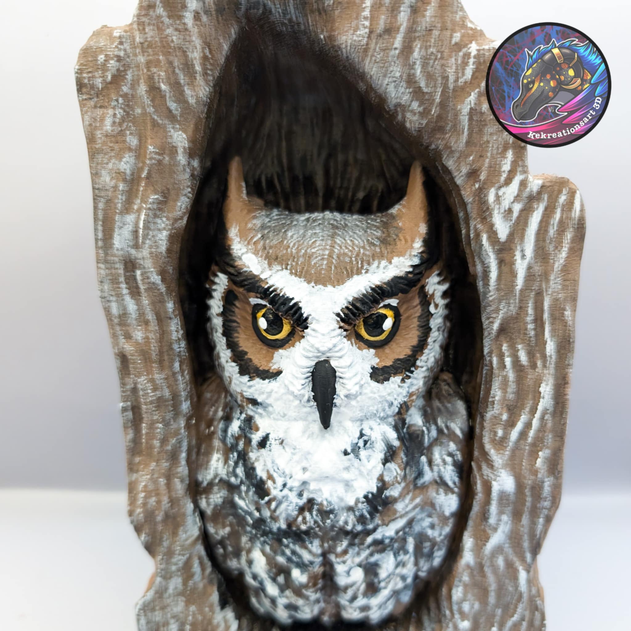 owl book nook 3d model