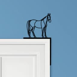 Horse Door Corner Decor 3d model