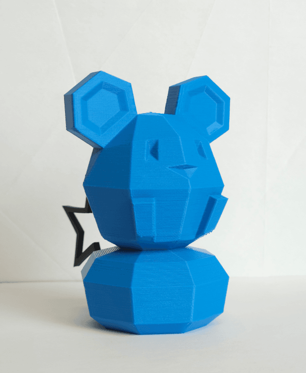 Azurill Low Poly Pokemon 3d model