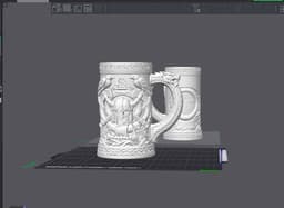 Viking Tankard Can Koozie Combo 3d model