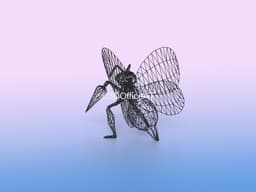 015 Beedrill Pokemon Wiremon Figure 3d model