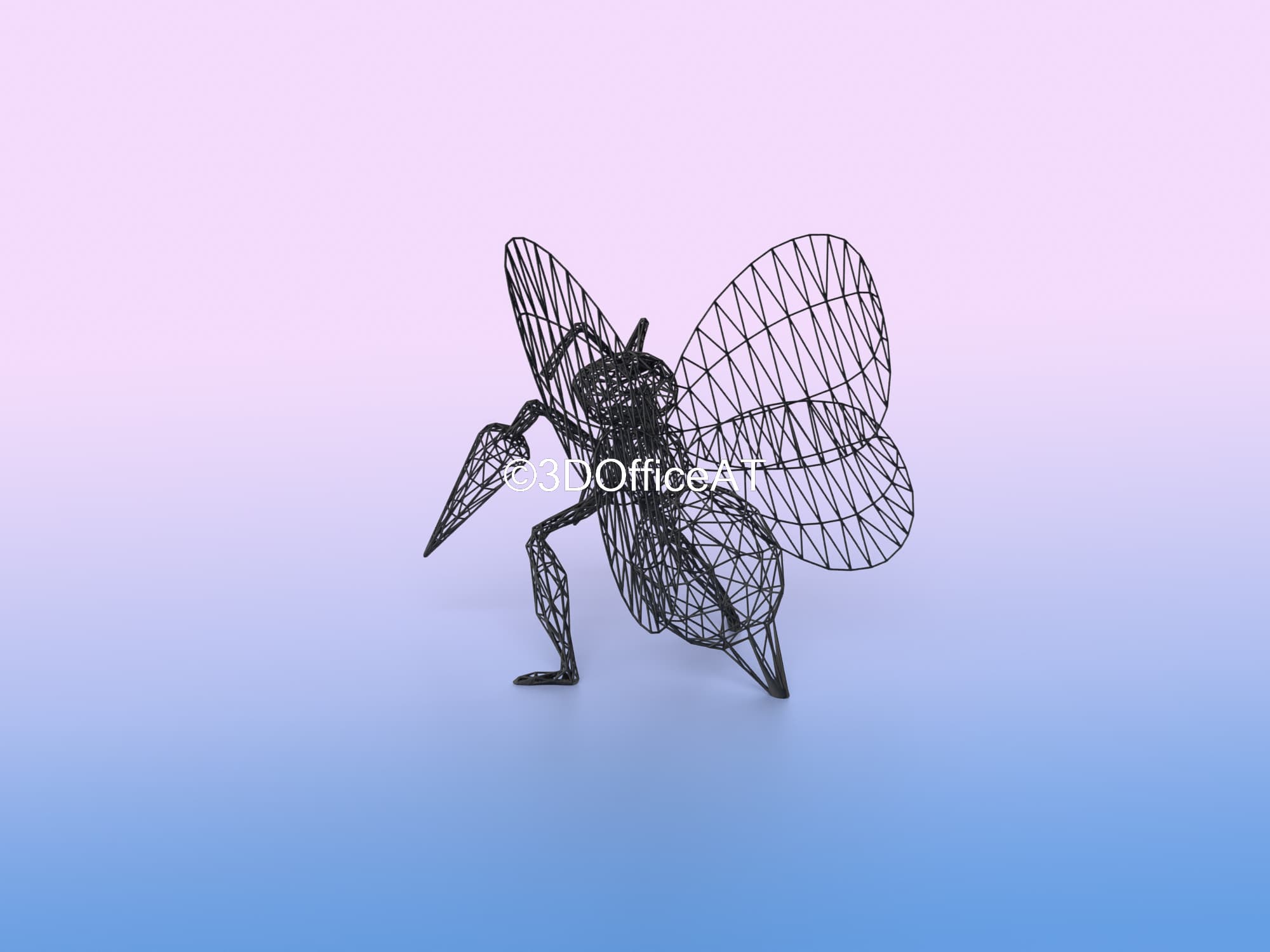 015 Beedrill Pokemon Wiremon Figure 3d model