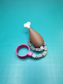 Ringchaku Spinning Fidget Toy - Thanksgiving Special Edition 3d model