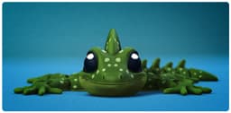 Flexi Basilisk Lizard 3d model