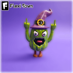 Flexi Print-in-Place Angry Cactus 3d model