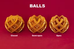 Christmas Balls with Stems 3d model