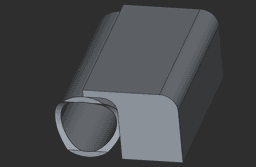 1 1/4" Sch 40 Pipe tools 45, cope, center 3d model