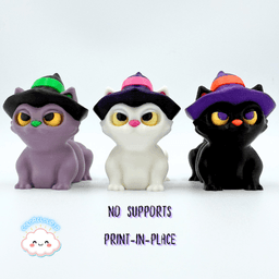 Witch Hat Cat 3d model