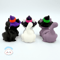 Witch Hat Cat 3d model