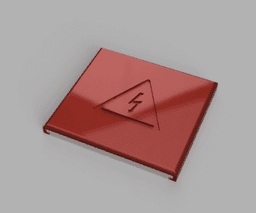 Electric socket protection cover for baby 3d model