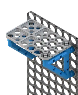 3x3 MU Bracket - Bolt-Locked Inserts 3d model