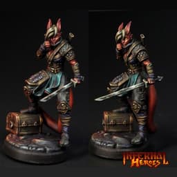 Phoebe Darkwind - Tiefling Rogue 3d model