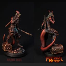 Phoebe Darkwind - Tiefling Rogue 3d model