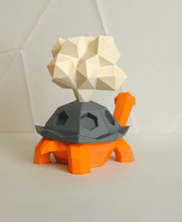 Torkoal Low Poly Pokemon 3d model