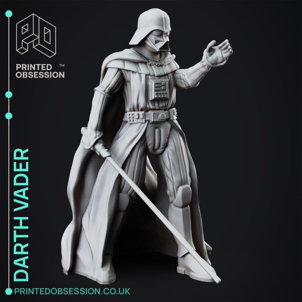 Darth Vader - Starwars - 30cm Fanart  3d model