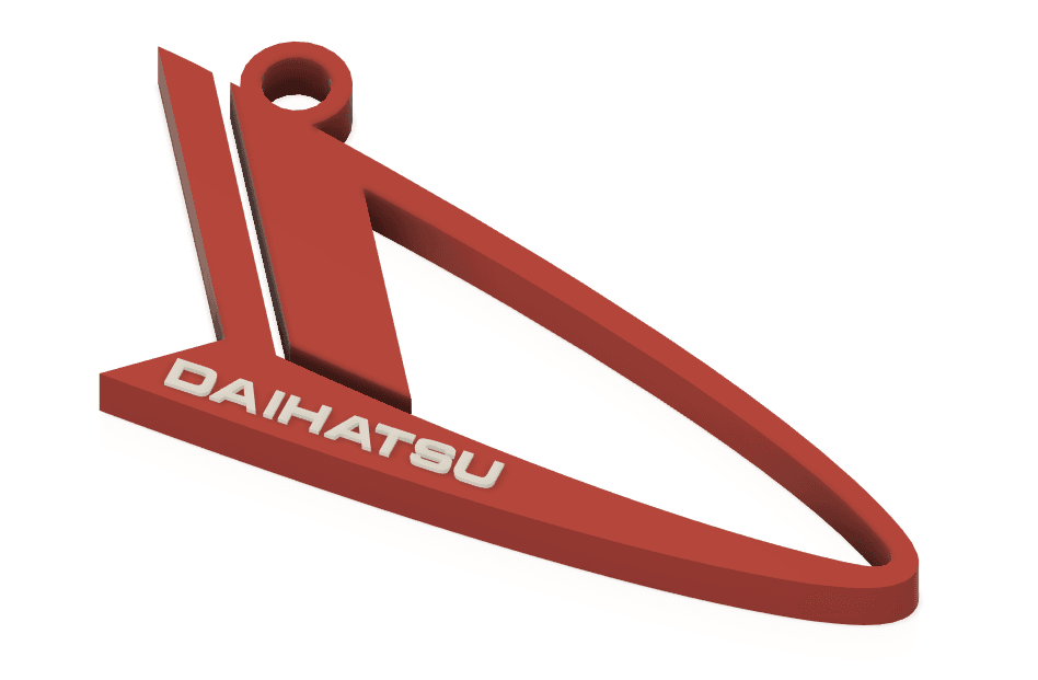 Keychain: Daihatsu V 3d model