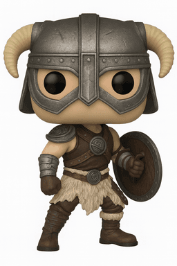 SKYRIM DRAGONBORN FUNKO POP STYLE – STL Fan Art Model 3d model