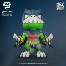 Detective Dino Mini 3D Printer STL file 3d model