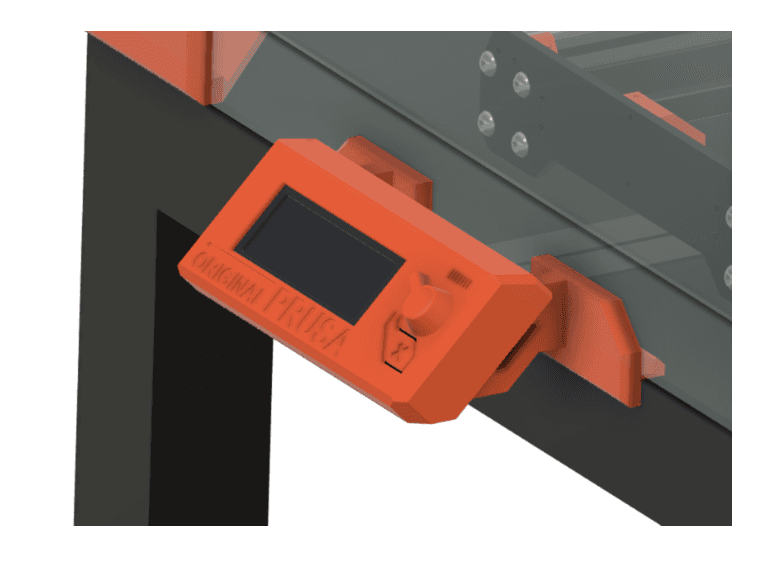 External LCD Adapter for Prusa MK3/MK3S by 3D Sourcerer 3d model