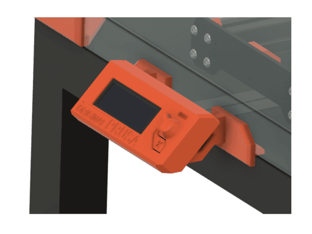 External LCD Adapter for Prusa MK3/MK3S by 3D Sourcerer 3d model