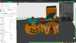 Baby Scooby in Pumpkin - Cute Halloween Figurine - 3D Print STL/3MF 3d model