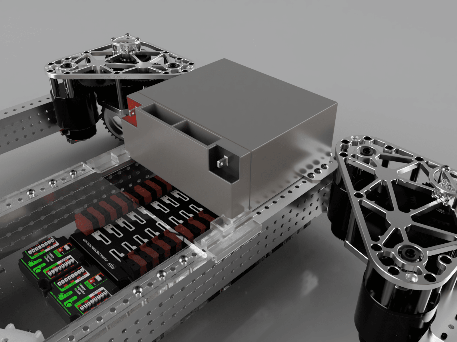 Battery Anti-Skid Bracket 3d model